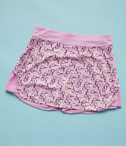 Women's Doubles Printed Tennis Skort