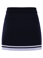 Womens Essential Color Block Golf Skort (Black Iris) 