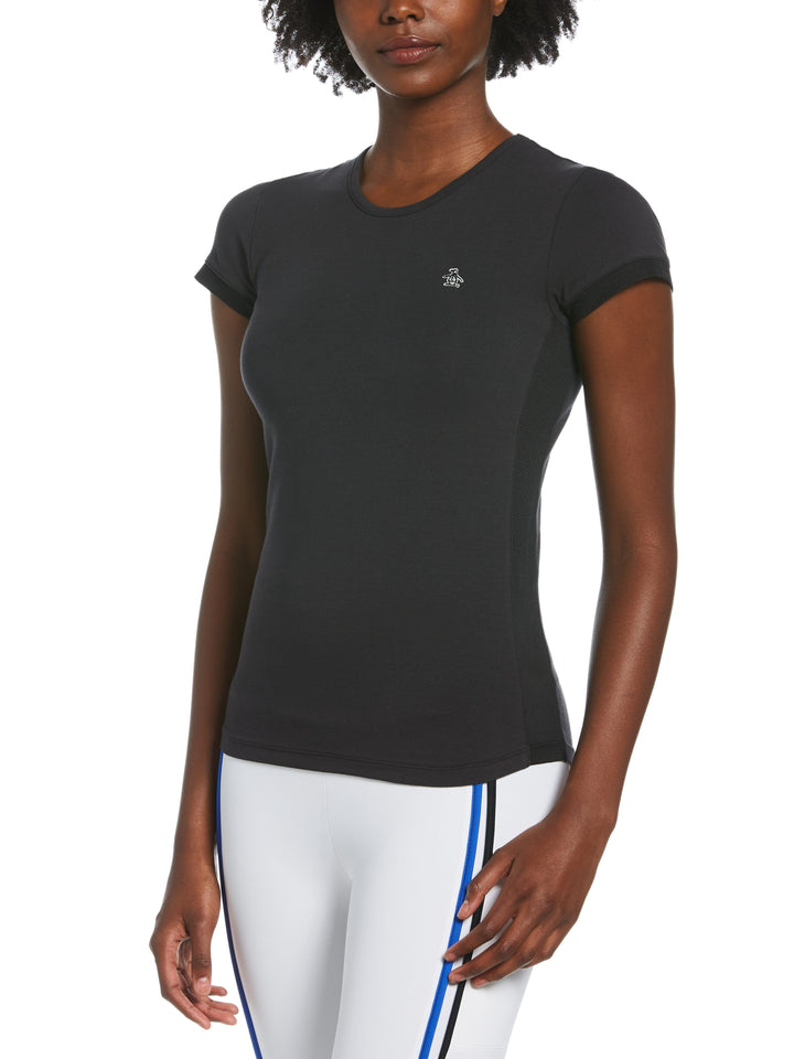 Essential Cotton Tee (Caviar) 