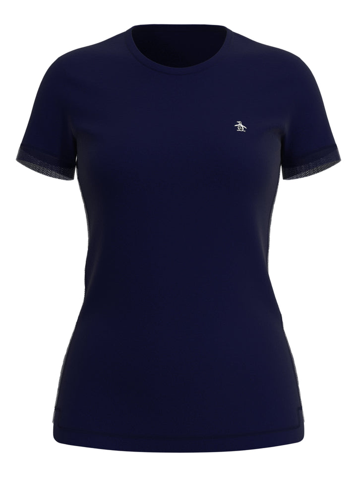 Essential Cotton Tee (Black Iris) 