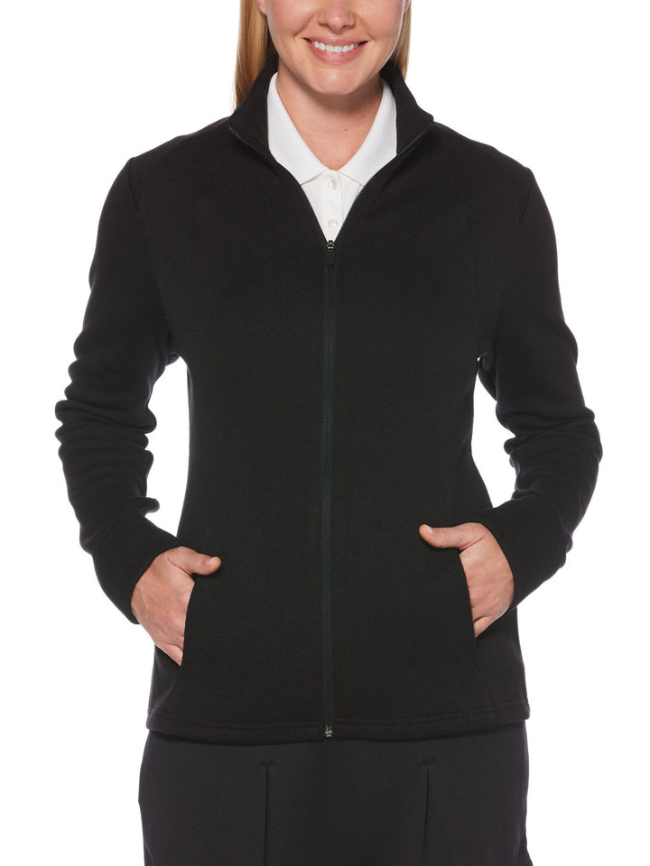 Women's Fleece Full-Zip Golf Jacket