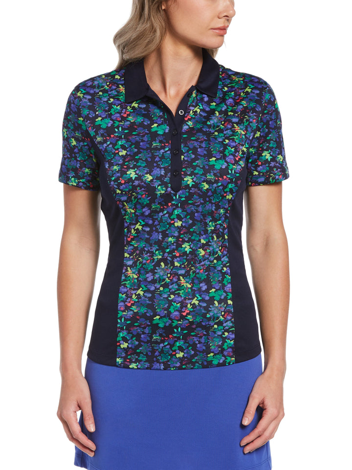 Women's Floral Print Golf Polo