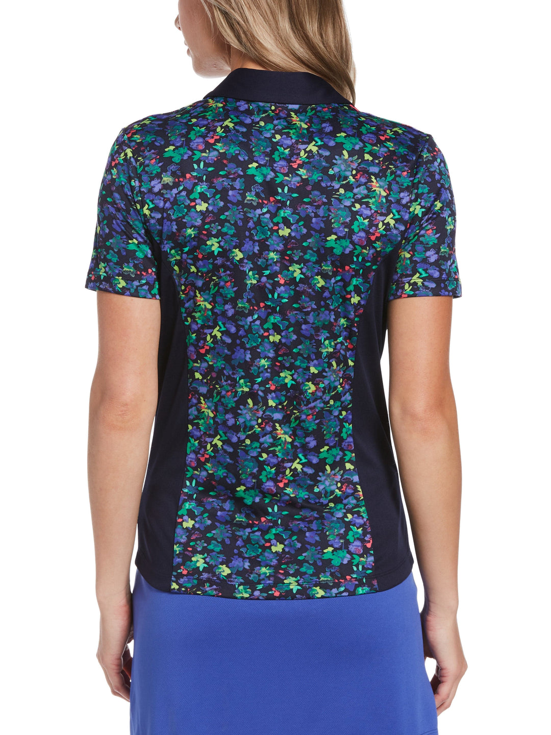 Women's Floral Print Golf Polo