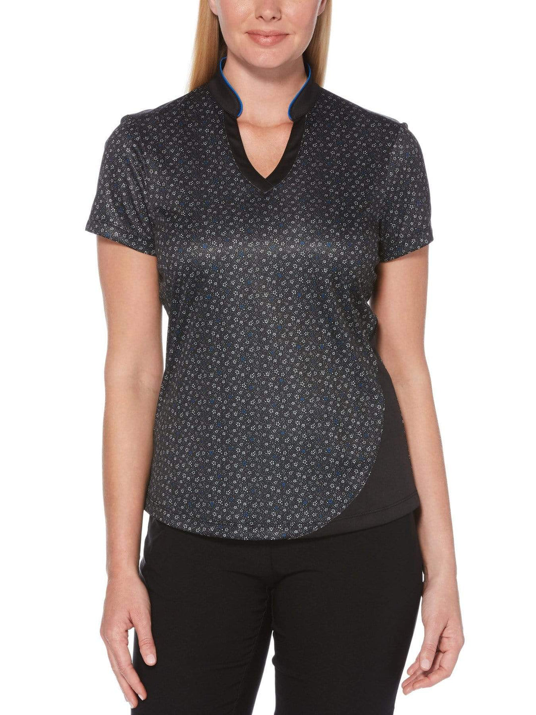 Women's Floral Print Polo