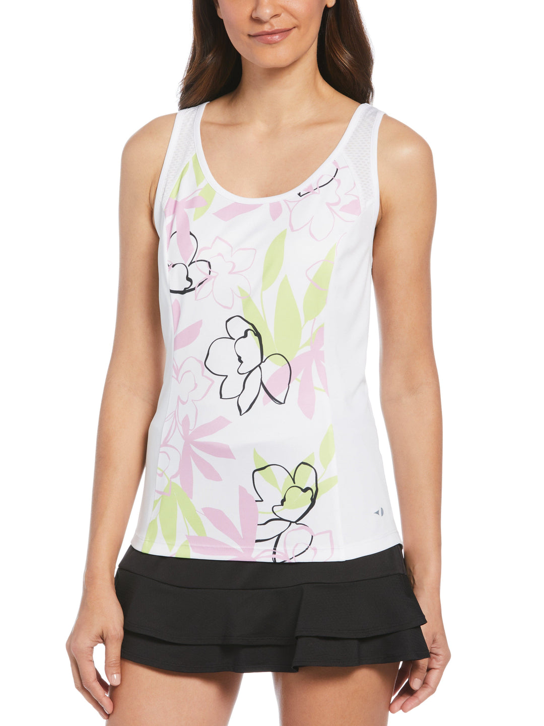 Women's Floral Print Tennis Tank