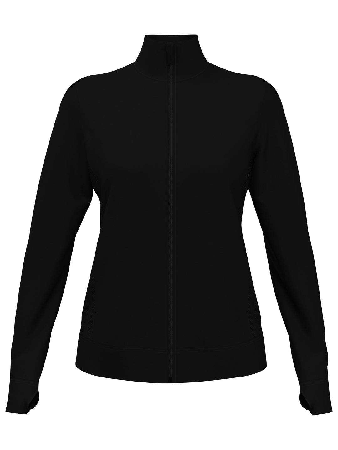 Full Zip Golf Sweater (Caviar) 
