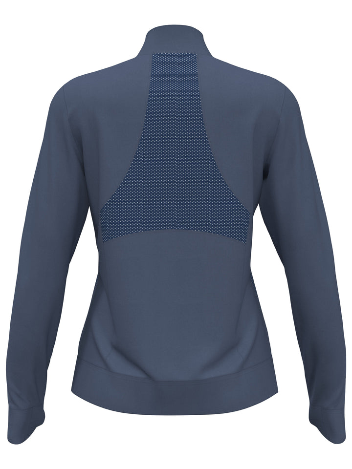 Full Zip Golf Sweater (Vintage Indigo Htr) 