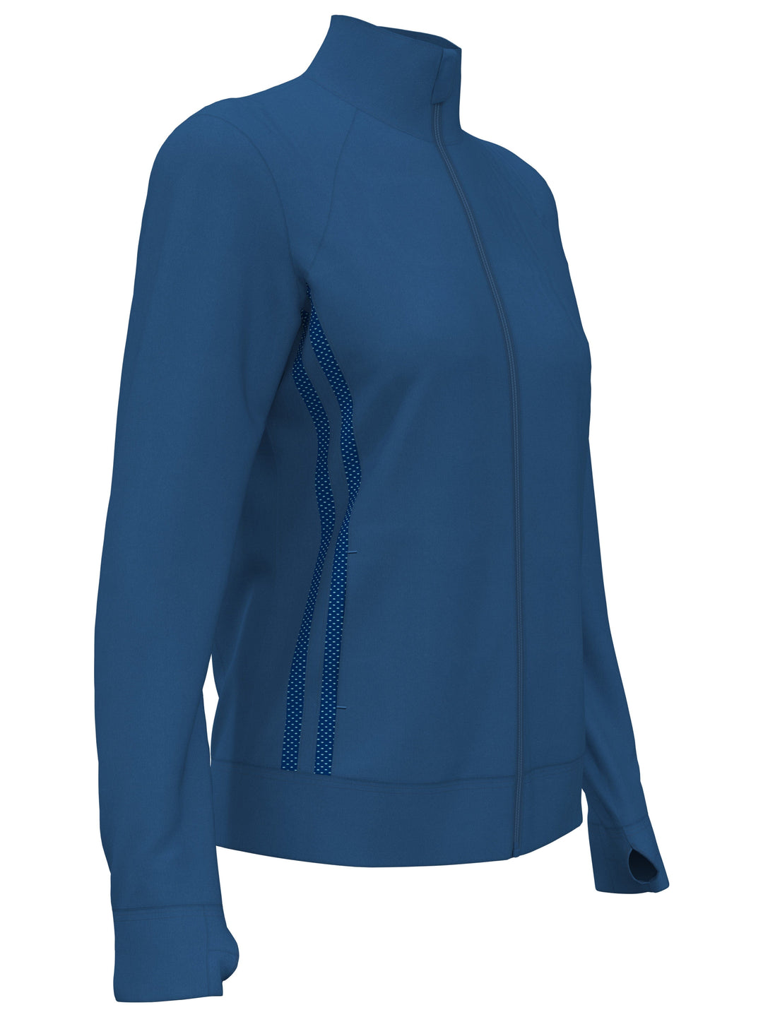Full Zip Golf Sweater (Blue Sapphire) 
