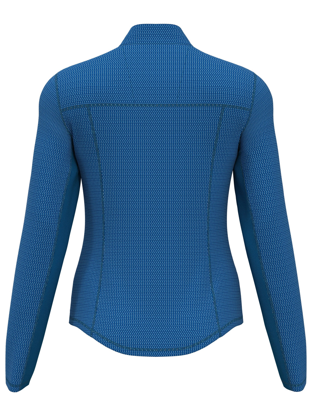 Geo Print Sun Protection Golf Shirt (Blue Sapphire) 