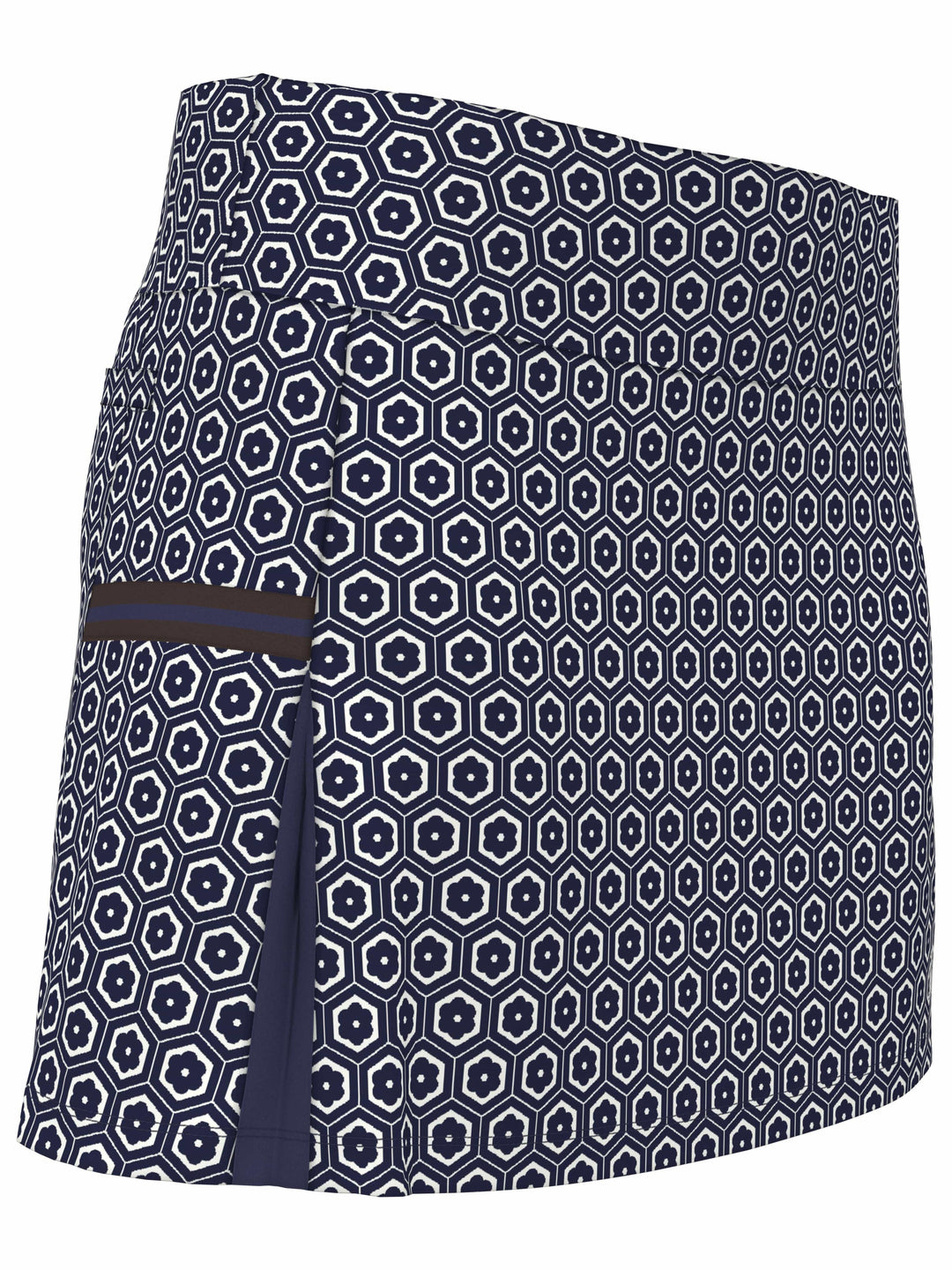 Womens Geo Printed Golf Skort (Astral Night) 