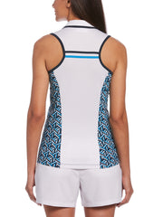 Geo Printed Tank (Black Iris) 