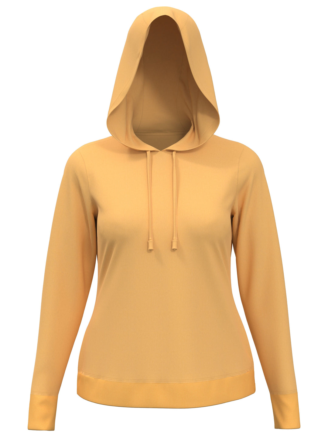Golf Hoodie with Overlapping Back Detail (Amber Yellow) 