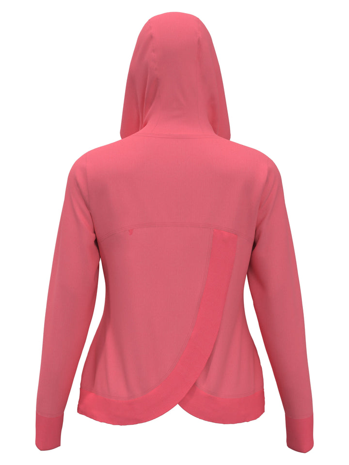 Golf Hoodie with Overlapping Back Detail (Siesta) 