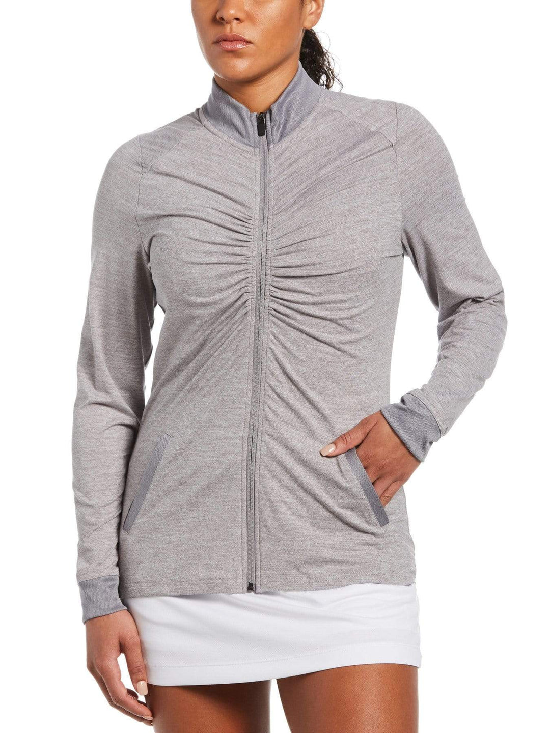 Women's Golf Jacket with Rib Collar