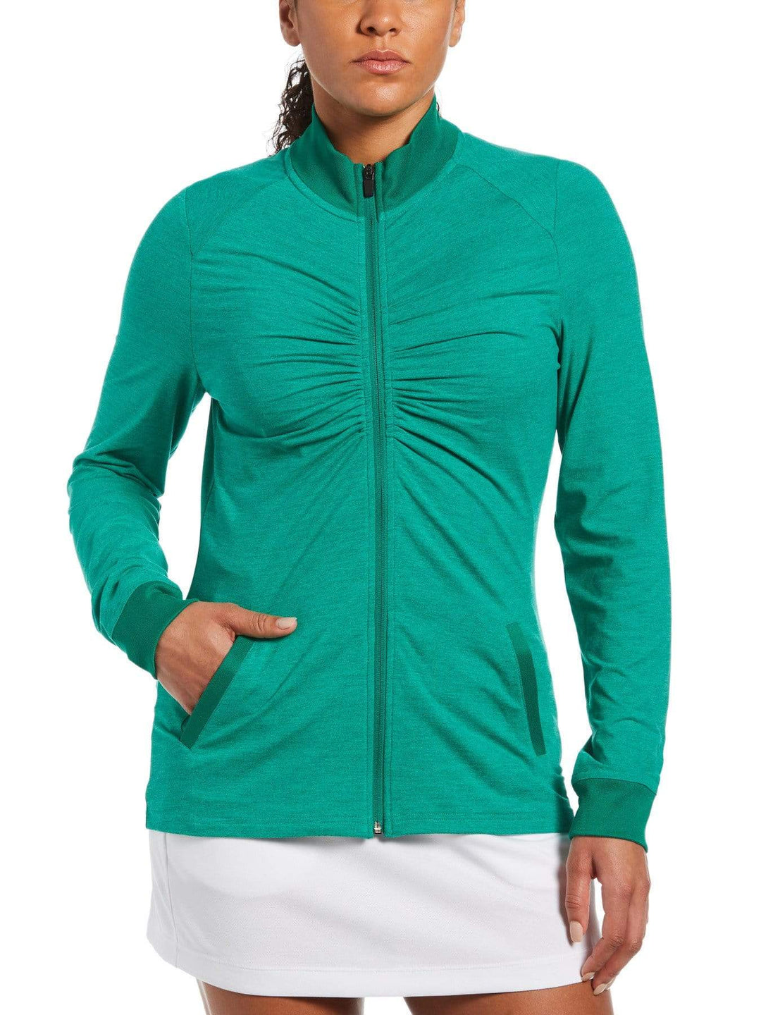 Women's Golf Jacket with Rib Collar