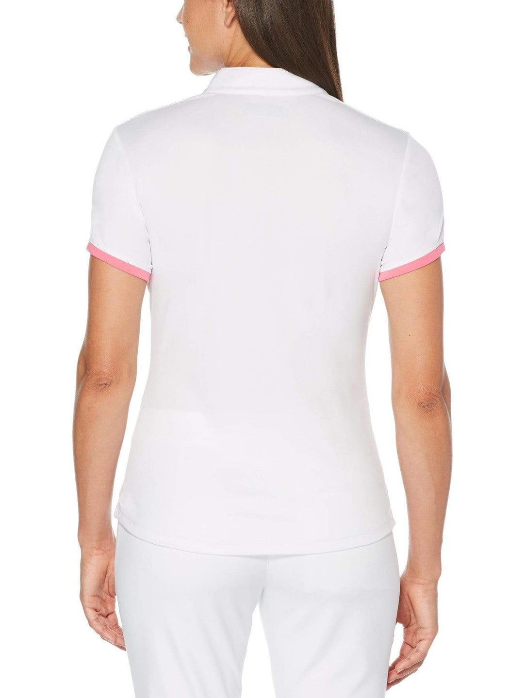 Women's Kaleidoscope Front Print Short Sleeve Golf Shirt