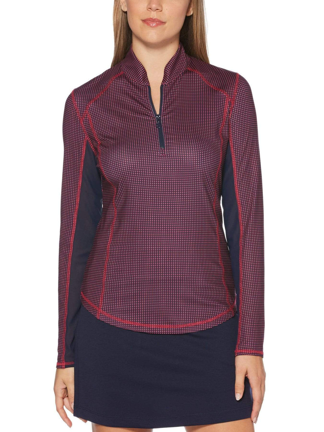 Women's Mini Grid Print Shirt