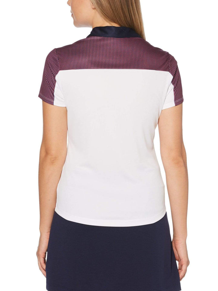 Women's Mini Grid Print Shirt