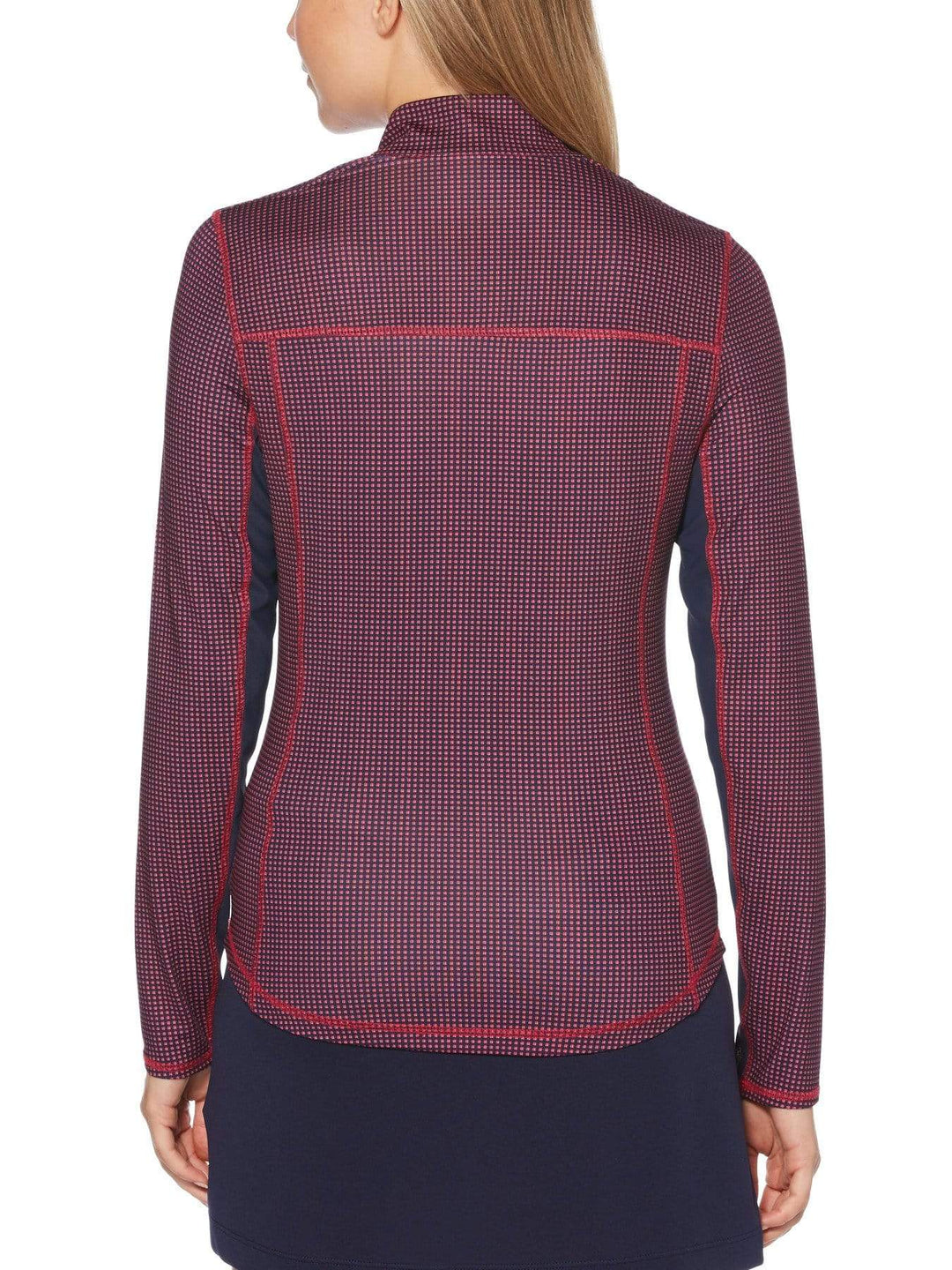 Women's Mini Grid Print Shirt