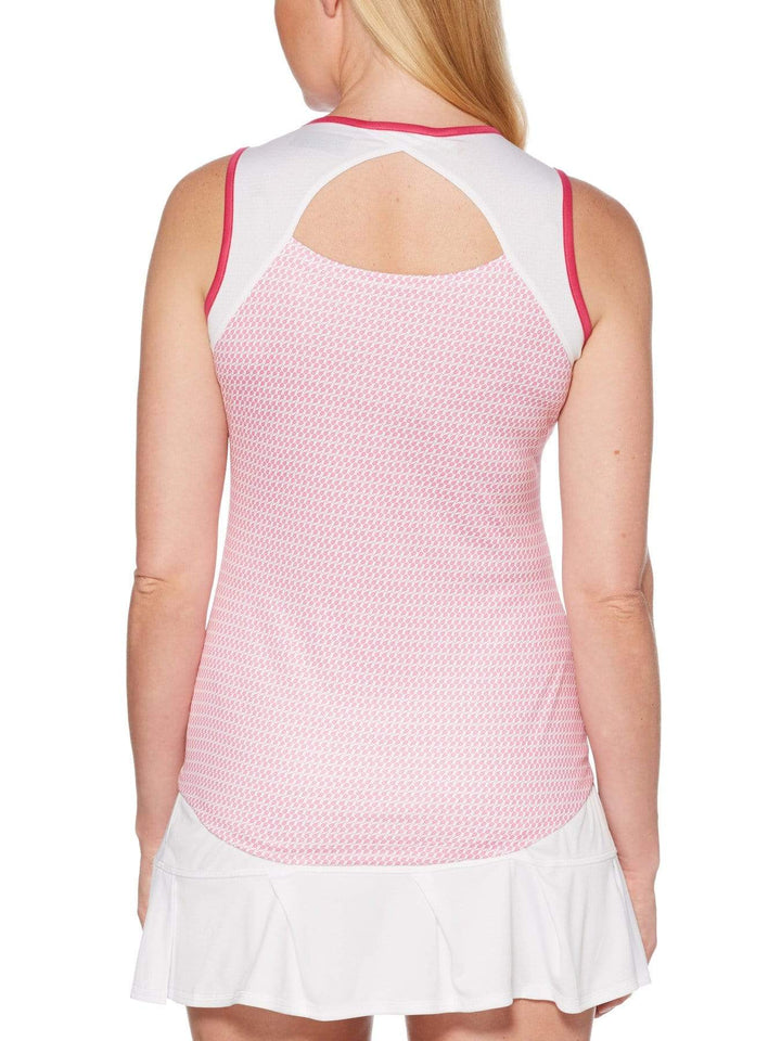 Women's Mini Tennis Racquet Print Tank