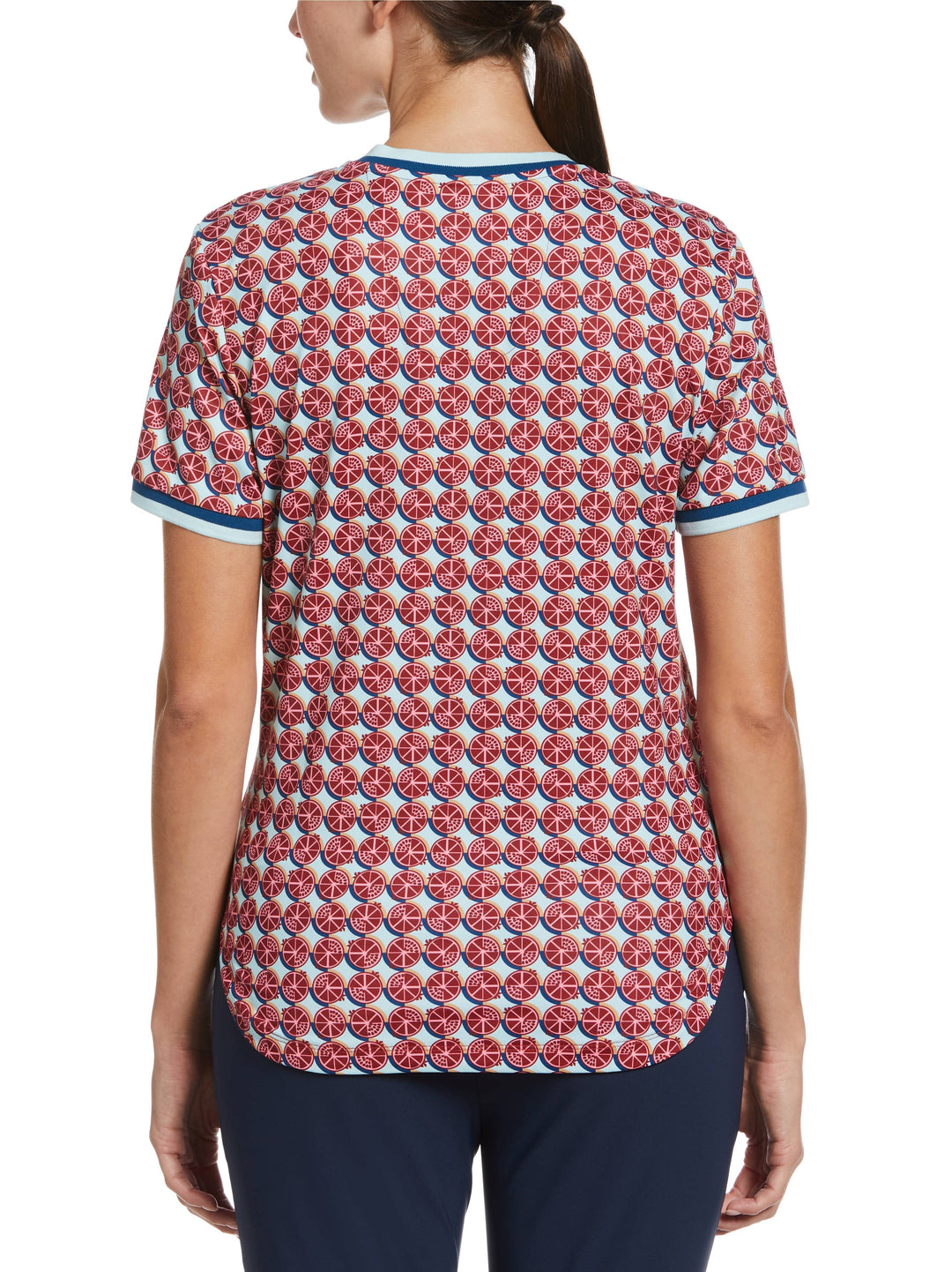 Women's Pomegranate Print Golf Top