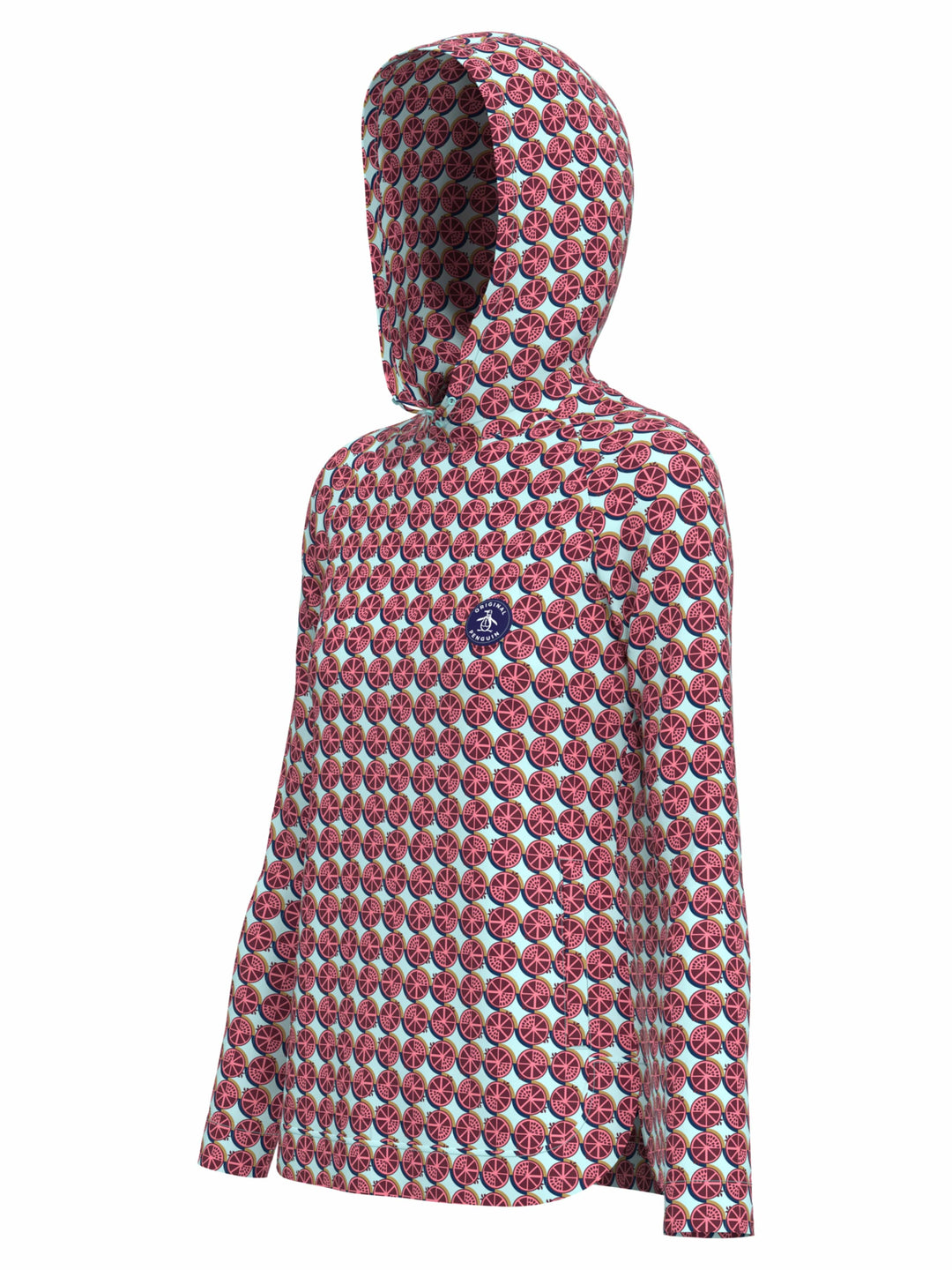 Women's Pomegranate Print Knit Golf Hoodie