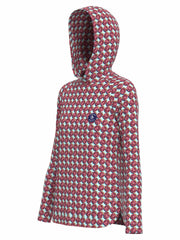 Original Penguin Women's Pomegranate Print Knit Golf Hoodie | Golf Apparel  Shop