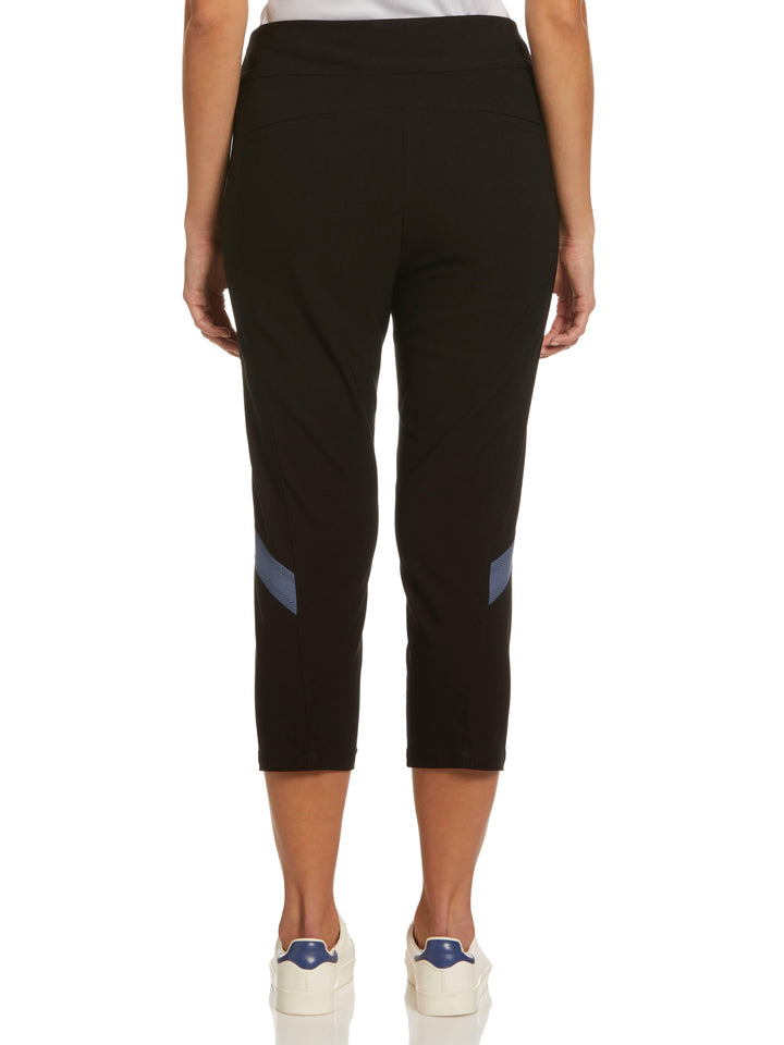 Women's Pull-On Color Block Golf Capri