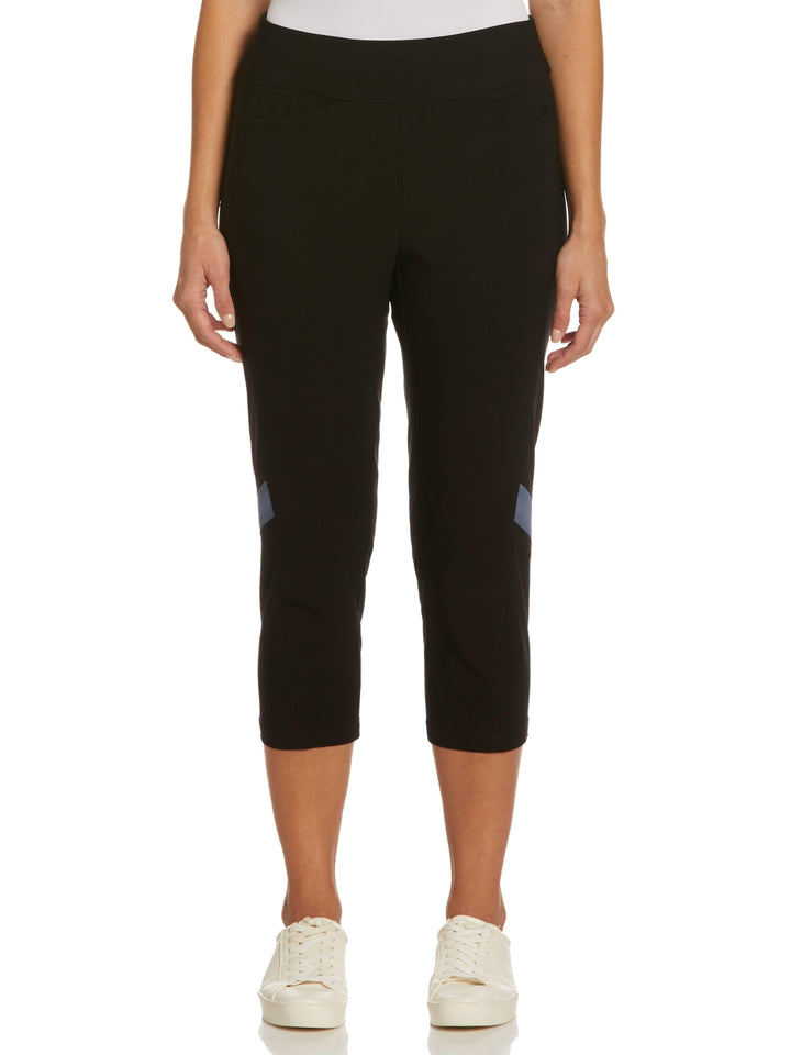 Women's Pull-On Color Block Golf Capri