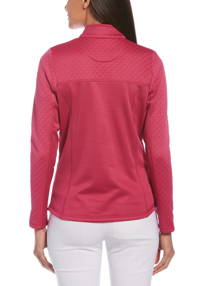 Women's Quilted Performance Fleece Quarter Zip