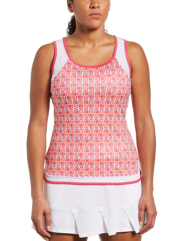 Women's Retro Geo Print Tank Top