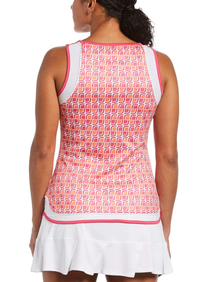 Women's Retro Geo Print Tank Top