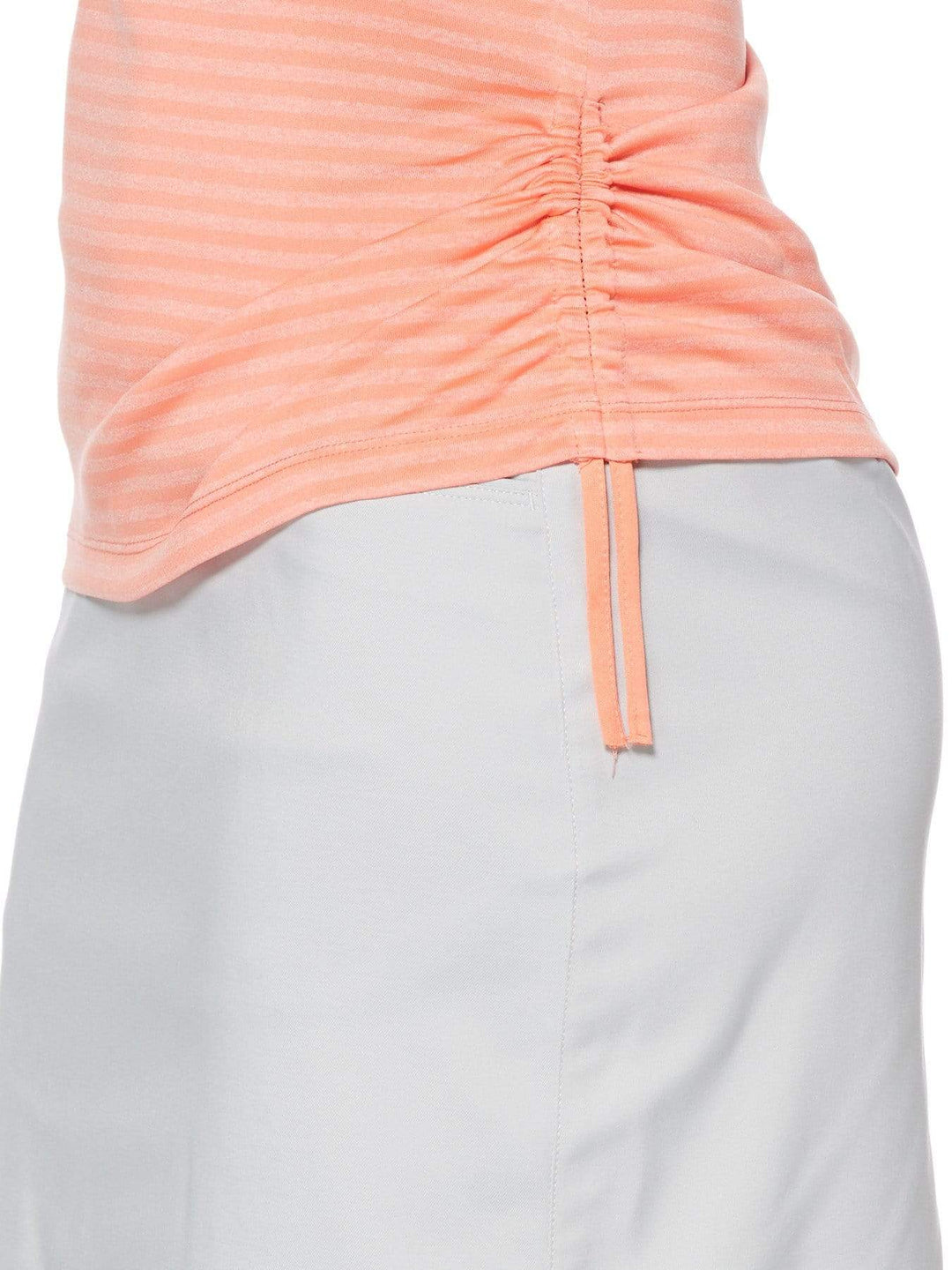 Women's Sleeveless Tonal Stripe Mock Top