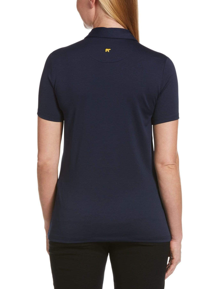 Women's Solid Textured Polo