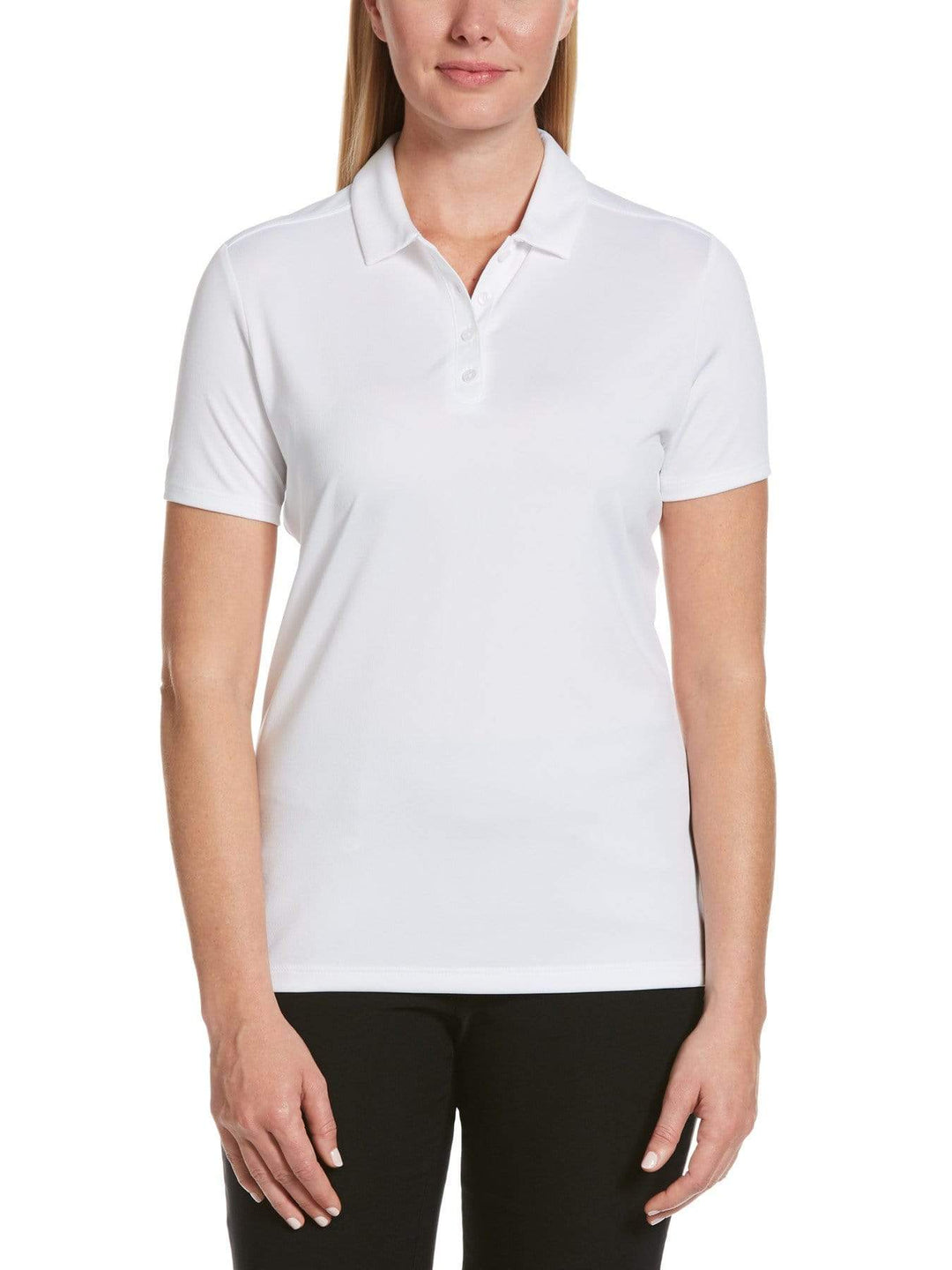 Women's Solid Textured Polo