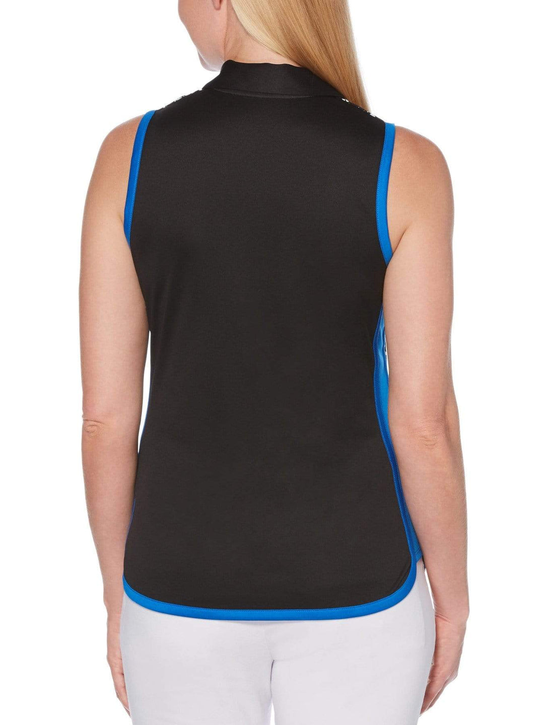 Women's Splash Print Front Panel Shirt with Contrast Binding
