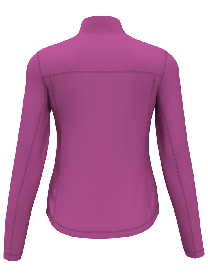 Sun Protection Golf Shirt with Under Sleeve Mesh Panel (Purple Orchid) 
