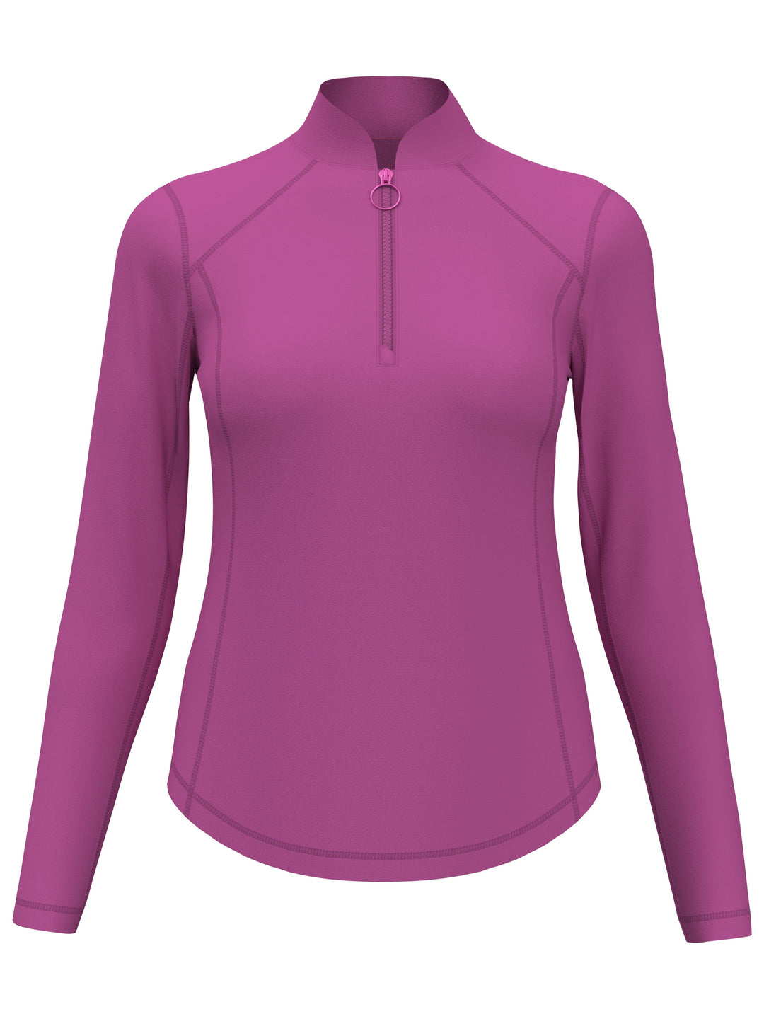 Sun Protection Golf Shirt with Under Sleeve Mesh Panel (Purple Orchid) 