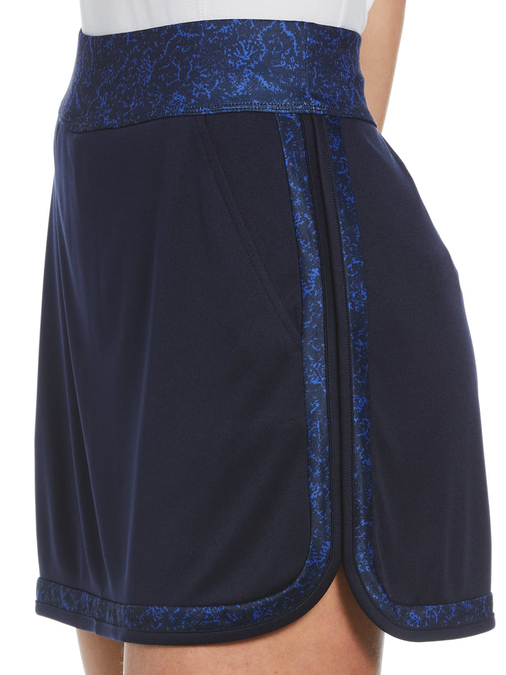 Women's Tonal Lace Print Golf Skort