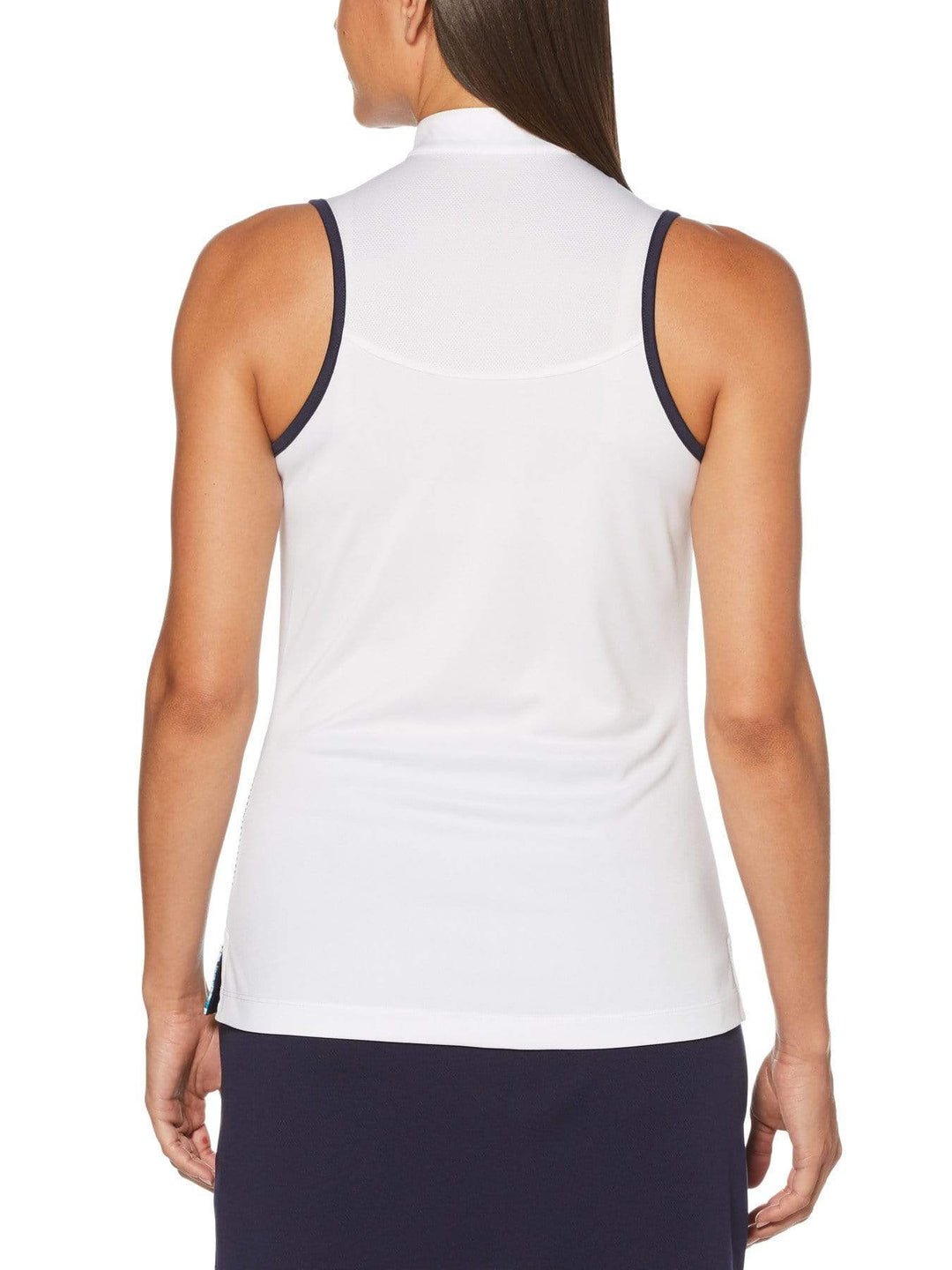 Women's Tropic Shades Print Sleeveless Golf Shirt